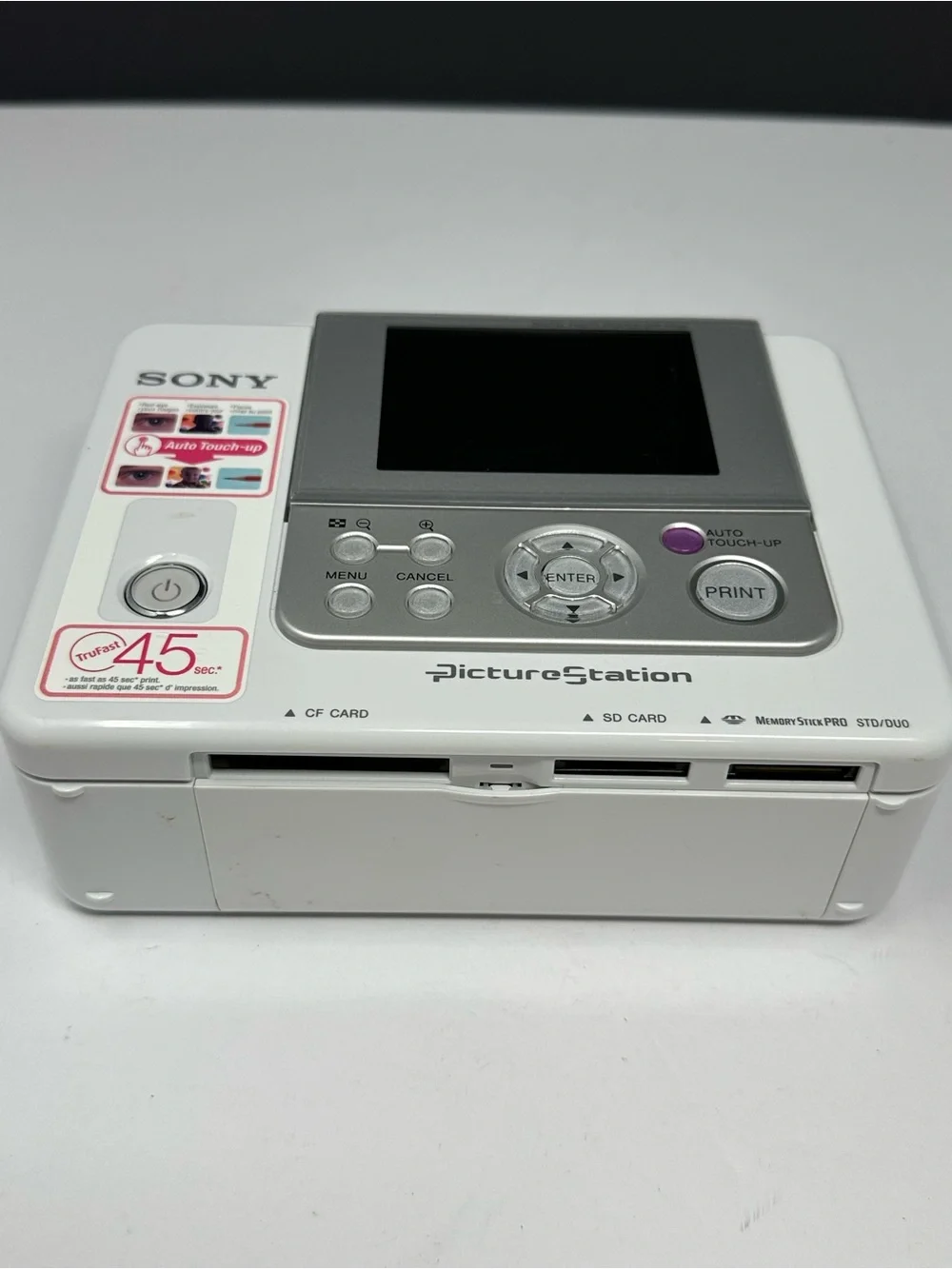 Sony DPP-FP90 Digital Picture Station W/ Paper Tray, Manual, and Disk White O0